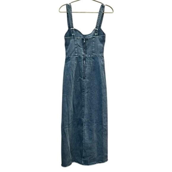 Saints + Secrets Denim Dress – Denim Strap-Dress – Size Small (AU 8 / US S) - Picture 4 of 6